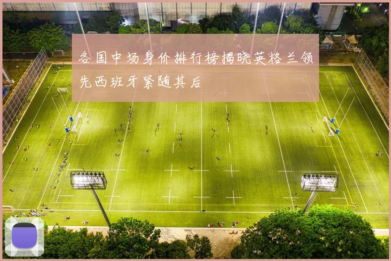 各国中场身价排行榜揭晓英格兰领先西班牙紧随其后